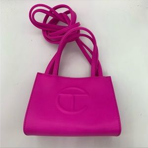 Telfar Pink Shopping Bag
